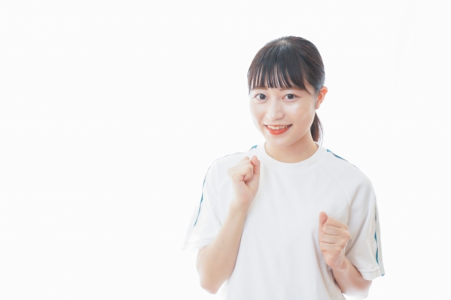 スポーツをする女性